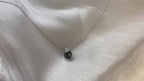 Black Pearl Silver Chain